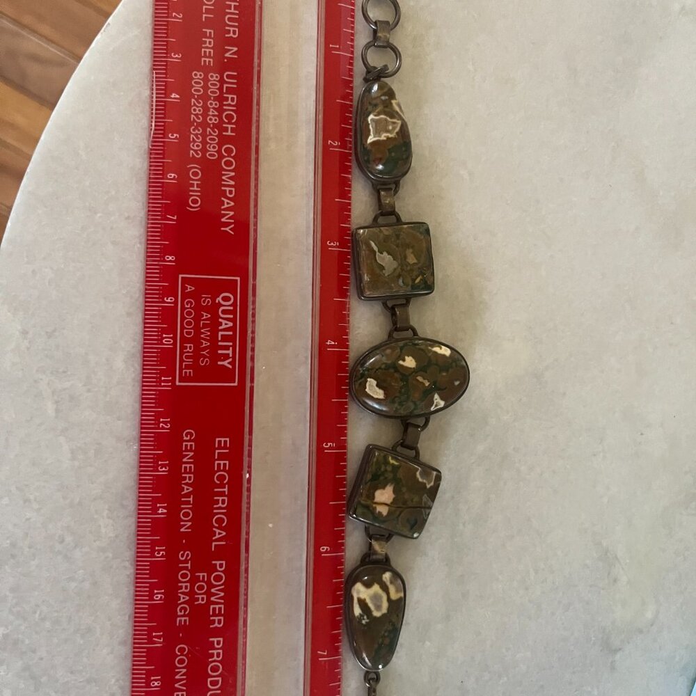 Volcanic Rhyolite Bracelet - Picture 2 of 2